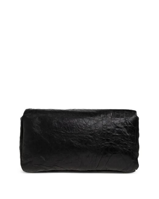 Rick Owens Black Pillow Griffin Shoulder Bag