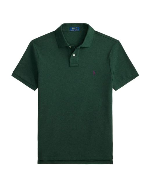 Polo Ralph Lauren Green Logo-Embroidered Polo Shirt for men