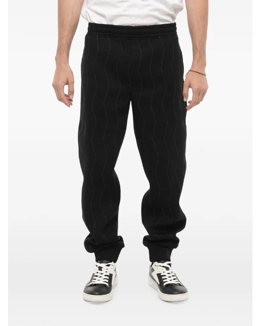 Neil Barrett Black Loose-Fit Track Pants for men