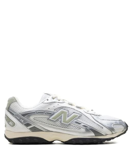 New Balance White "Tier 1" Synthetic Sneakers