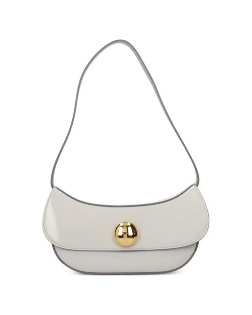 Marni White Sac Porté Épaule En Cuir