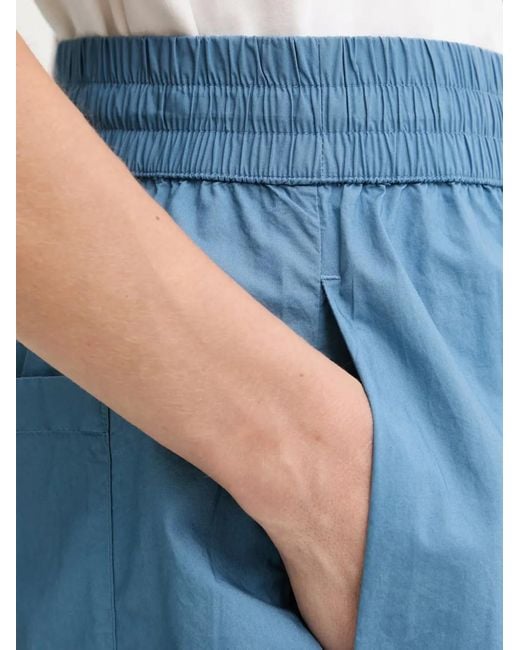 Marc O' Polo Blue Drawstring Elasticated-Waist Shorts