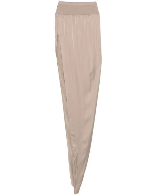 Rick Owens Natural Split Maxi Skirt