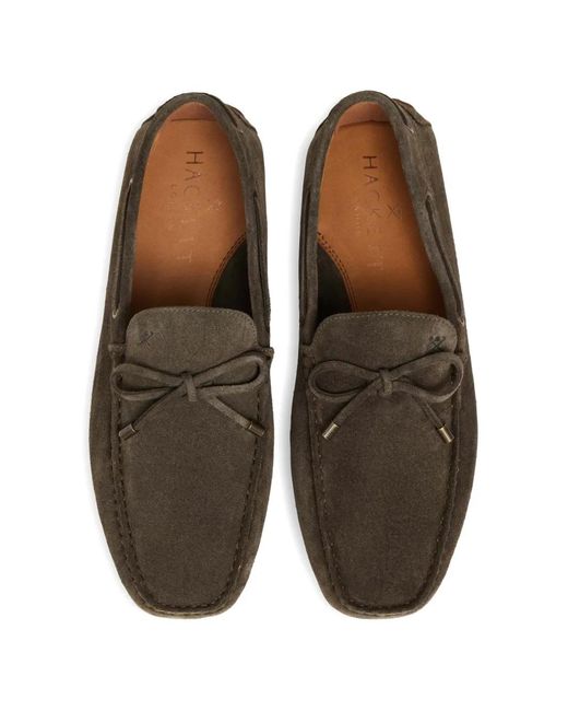 Hackett Driver Laces Segelschuhe in Green für Herren