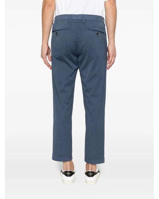 Eleventy Blue Chinos Trousers for men