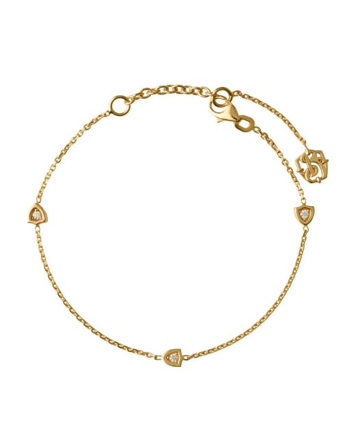 Burberry Metallic Shield Chain Bracelet