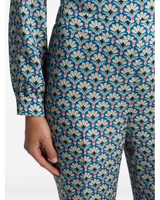 Etro Blue Polyester Pants