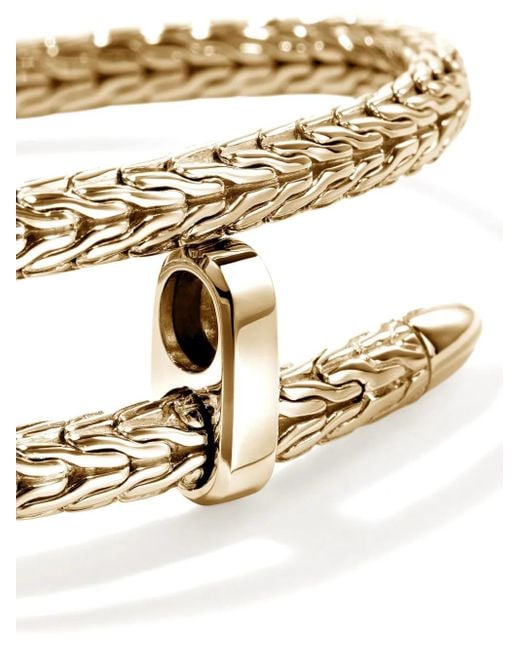 John Hardy Metallic 14Kt Spear Flex Cuff Bracelet