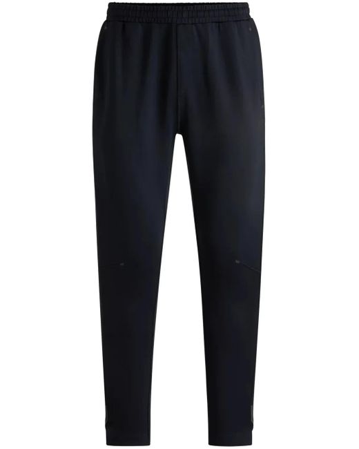 Boss Blue Logo-Embellished Track Pants for men