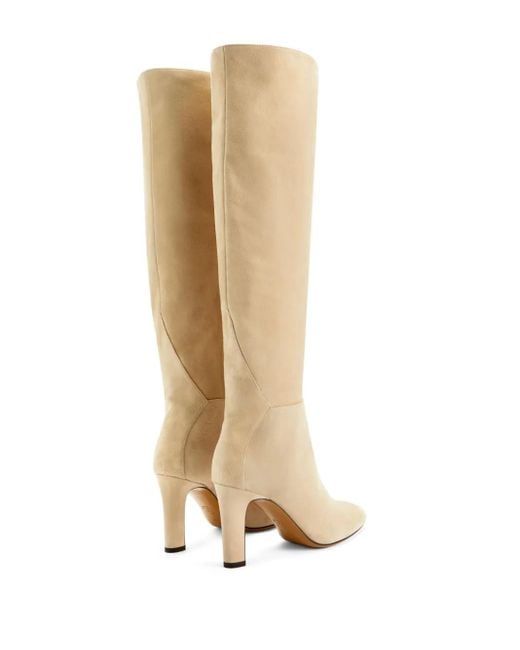 Alexandre Vauthier White 100Mm Panelled Knee-High Boots