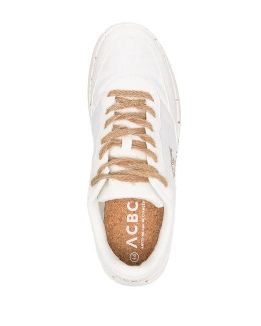 Acbc White Evergreen Low-Top Sneakers