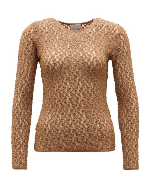 Isabel Marant テクスチャード ロングtシャツ Brown
