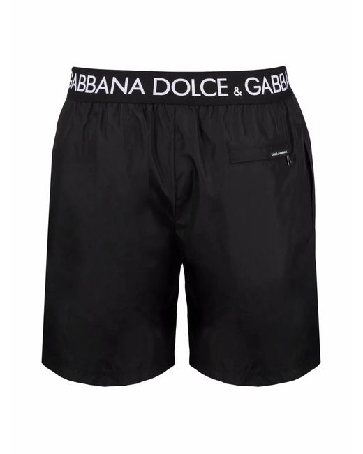 Dolce & Gabbana Black Beachwear for men