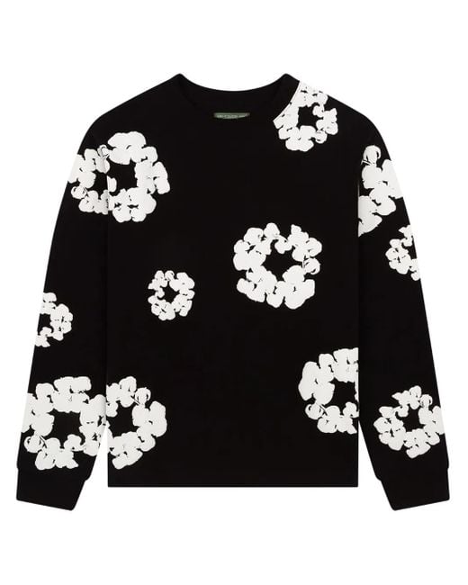 DENIM TEARS Langarmshirt Mit Kranz in Black für Herren