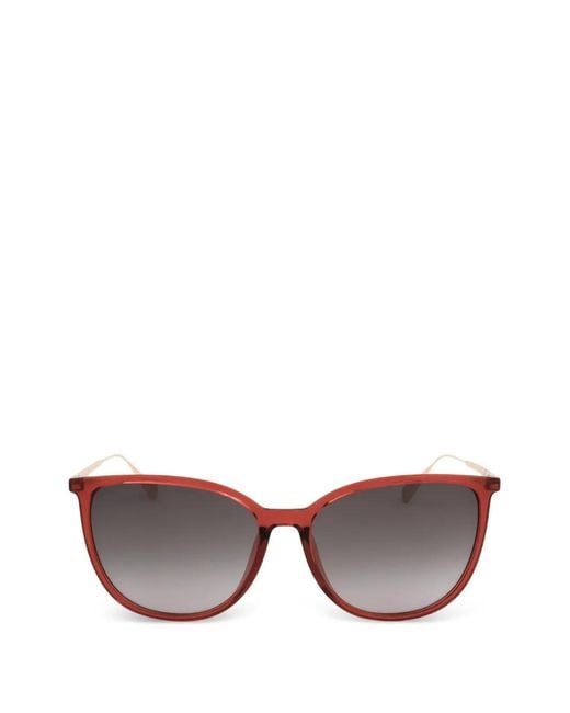MAX&Co. Red Geometric-Frame Sunglasses
