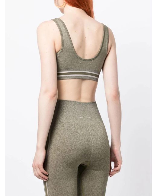 The Upside Gray Marle Daisy Sports Bra