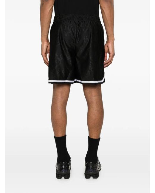 Adidas Black Jacquard Shorts for men