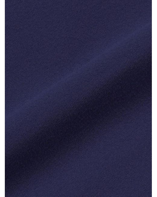 Sporty & Rich Blue Langarmshirt mit Logo-Print
