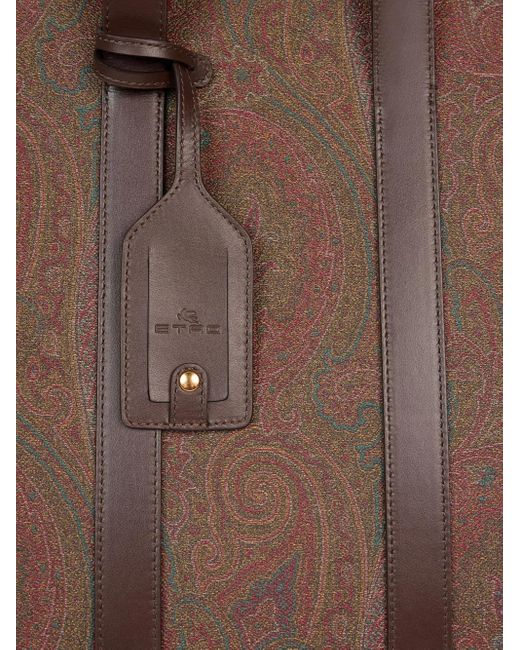 メンズ Etro ペイズリー ボストンバッグ Brown
