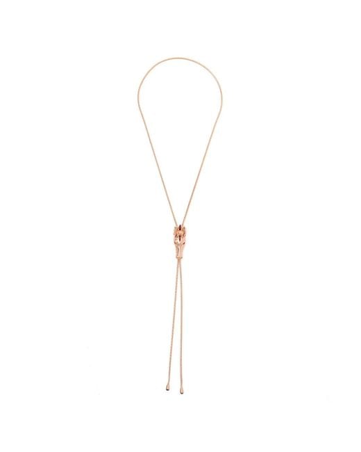 BLAKLACE White Embellished Chain Necklace