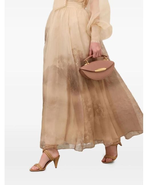 Zimmermann Organza Maxi-Rok in het Natural