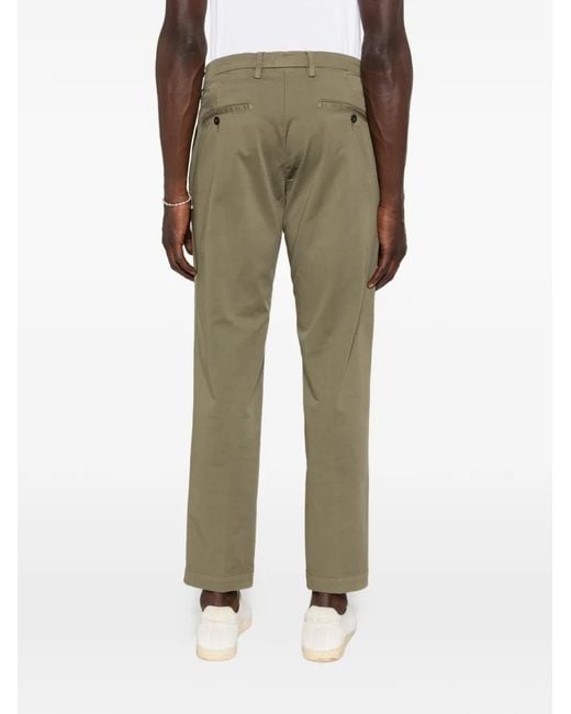 VELA SHOP Green Pleated Chinos for men
