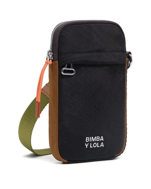 Bimba Y Lola Crossbodytas Met Ritssluiting in het Black