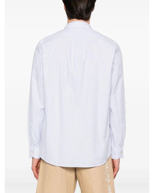 Paul Smith Gestreiftes Hemd in White für Herren