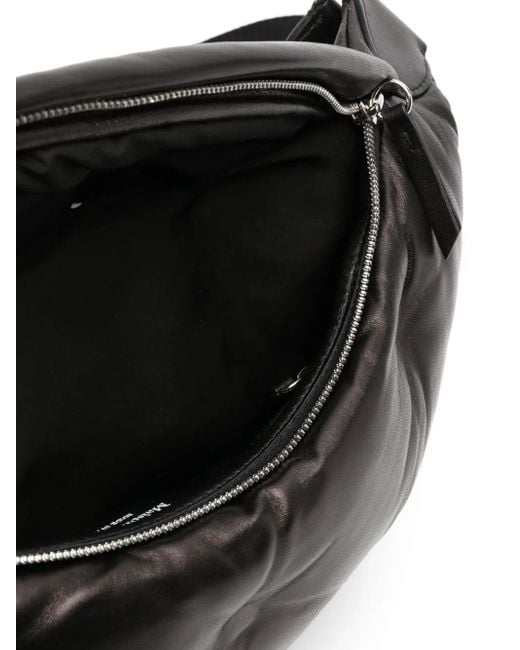 Maison Margiela Black Quilted Leather Belt Bag
