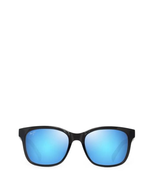 Maui Jim Blue Owelo Square-Frame Sunglasses