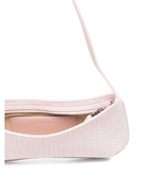 Jacquemus Pink Le Bisou Leather Shoulder Bag