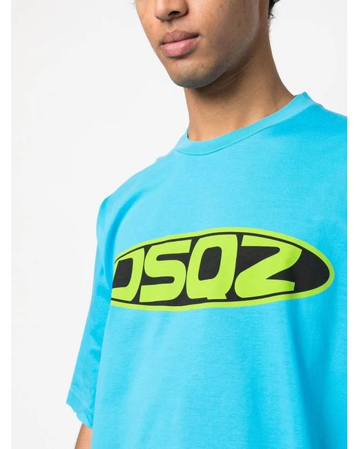 DSquared² Blue T-Shirt for men