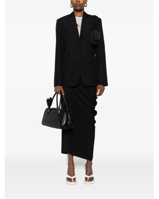 Coperni Black Single-Breasted Blazer