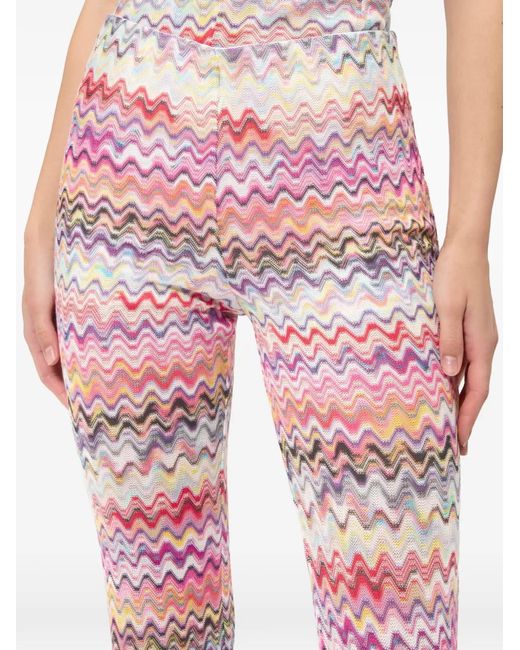 Missoni Flared Broek in het Pink