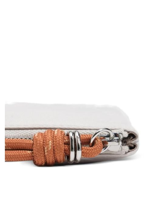 Bimba Y Lola White Sand Nylon Coin Purse