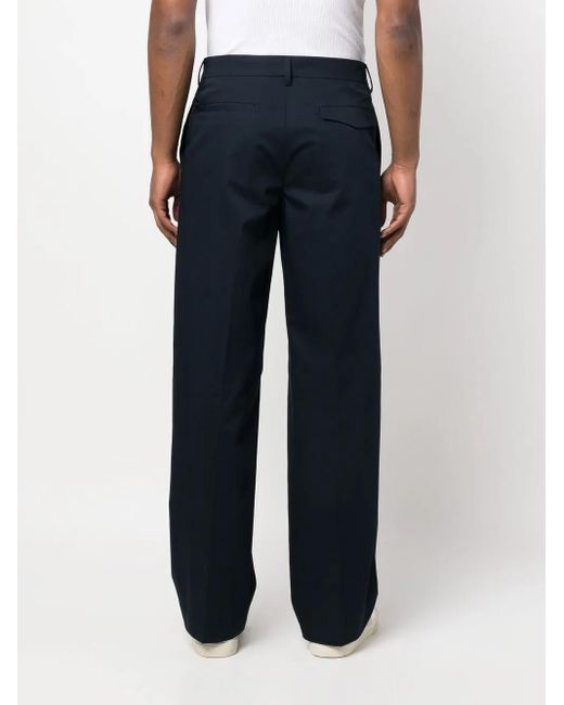 Barena Straight Broek in het Blue voor heren