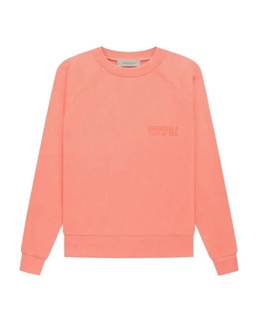Fear Of God Pink Crew-Neck Sweatshirt for men