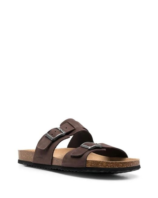 Geox Brown Double-Strap Sandals for men