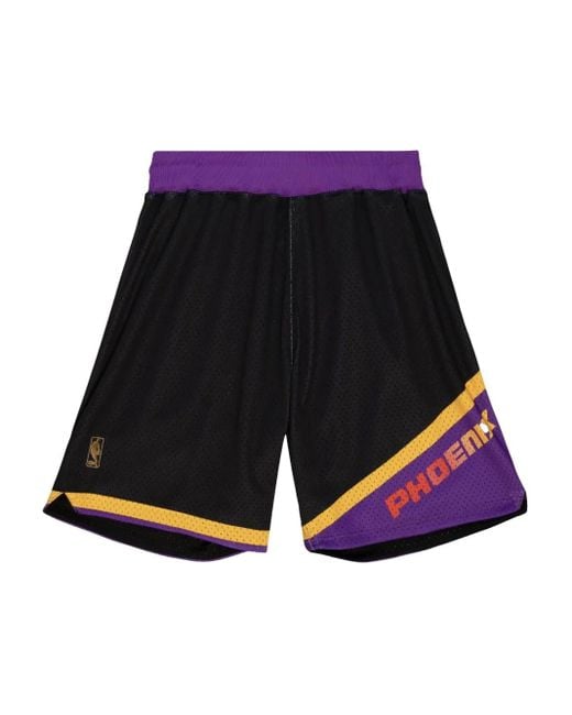 Pantalones cortos NBA Phoenix Suns 96-97 Mitchell & Ness de hombre de color Blue