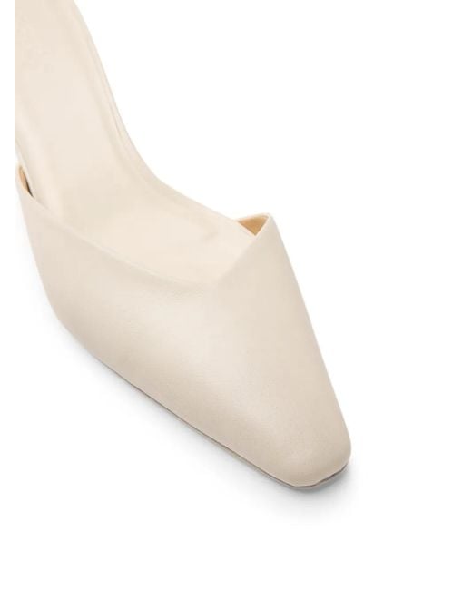 Marsèll White Heeled Mules