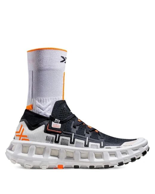 X Bionic Blue Terraskin X00-C Structured-Sole Knitted Sneakers for men