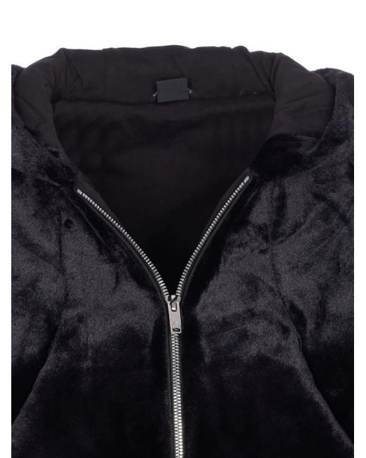 Moose Knuckles Black Hooded Patch-Pocket Jacket
