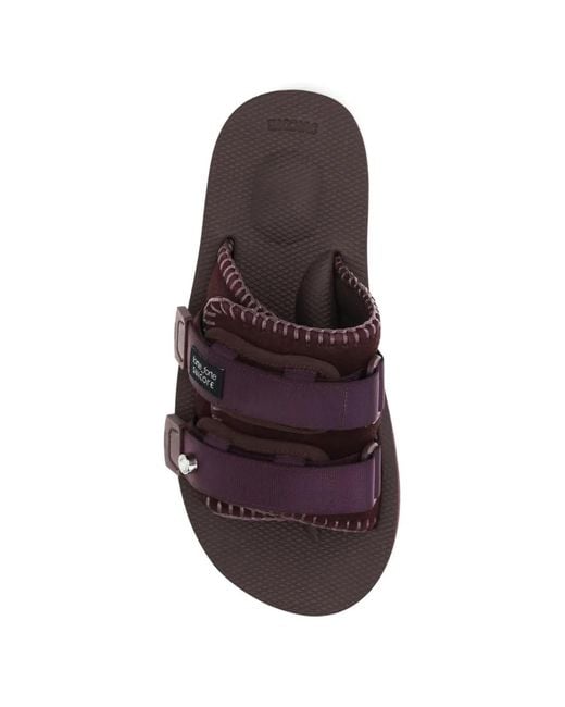 Forte_forte Brown X Suicoke Straps Topstitching Sandals