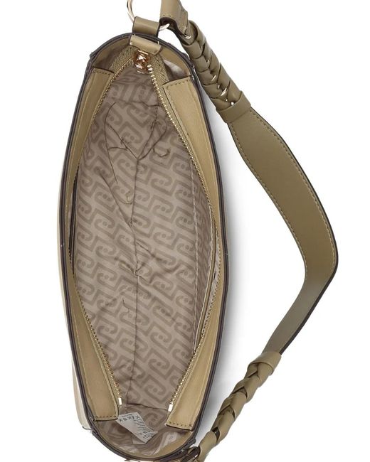 Liu Jo Natural Sac Porté Épaule À Bride Tressée