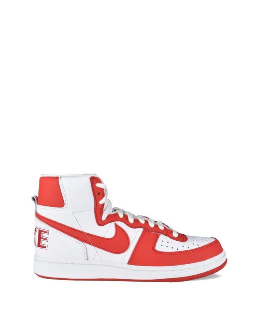 Comme des Garçons Red Terminator High-Top Leather Sneakers for men