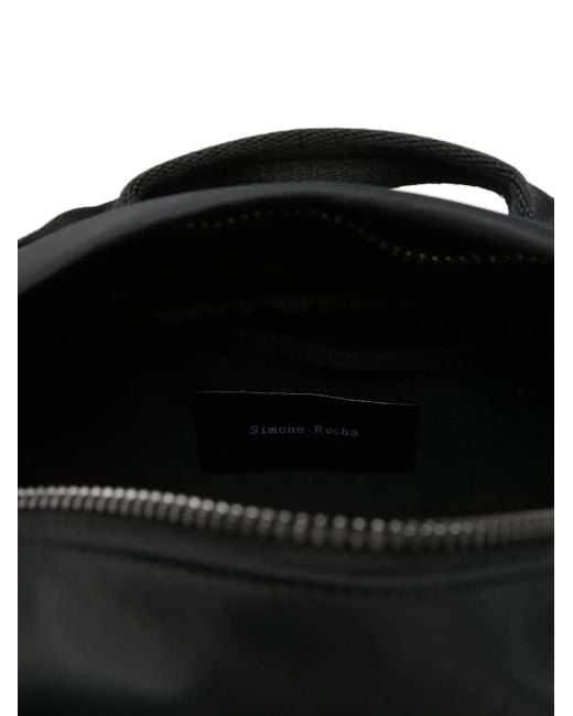 Simone Rocha Black Classic Bow Cross Body Bag