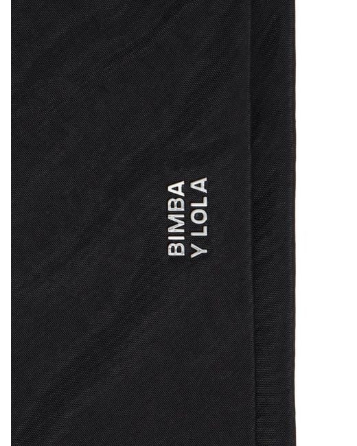 Bimba Y Lola Black Zip Compact Purse