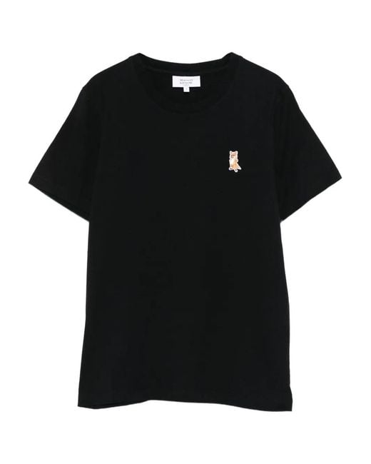 Maison Kitsuné Black Lady Fox T-Shirt
