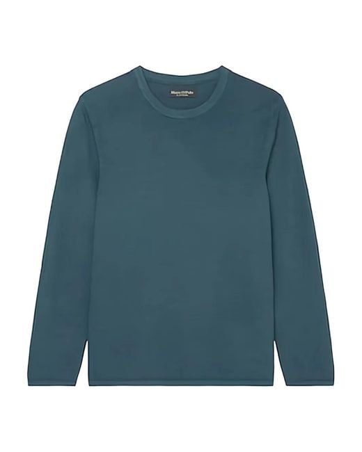 Marc O' Polo Blue Long-Sleeve T-Shirt for men