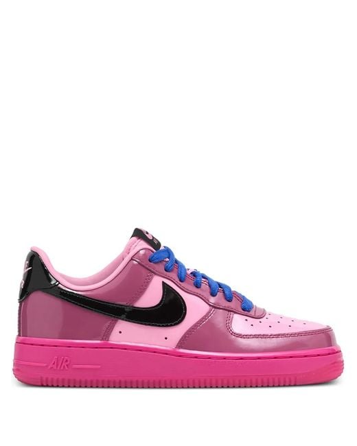 Nike Pink Air Force 1 Lace-Up Sneakers for men